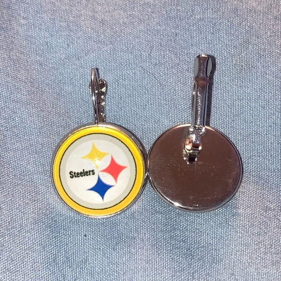Jewelry - Pittsburgh Steelers Yellow Logo Dangle Earrings